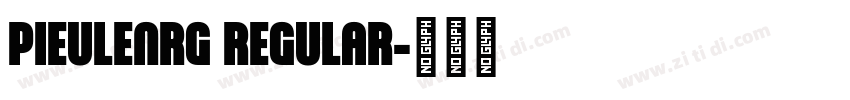 PIEULENRG REGULAR字体转换